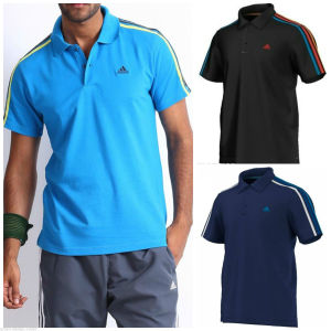 New Style Stripe Customized Men′s Polo Shirts